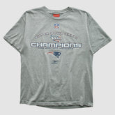 New England Patriots Reebok 2002 T-shirt - Heather Gray T-shirts