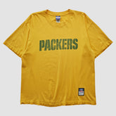 Green Bay Packers Reebok 2000s T-shirt - Yellow T-shirts