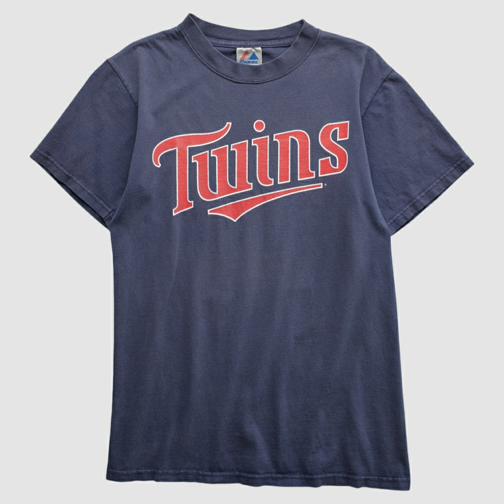 Minnesota Twins Majestic 2000s T-shirt - Navy - Vintage T-shirts