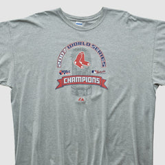 Boston Red Sox Gildan 2007 T-shirt - Heather Gray - 3XVintage T-shirts