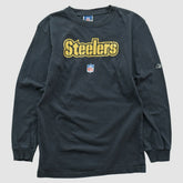 Pittsburgh Steelers Reebok 2000s Long Sleeve T-shirt - Black T-shirts