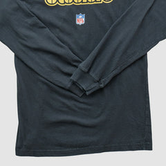 Pittsburgh Steelers Reebok 2000s Long Sleeve T-shirt - Black T-shirts