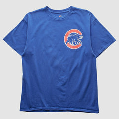 Chicago Cubs Majestic 2015 T-shirt - Blue - Vintage T-shirts