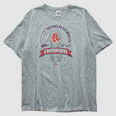 Boston Red Sox Anvil 2007 T-shirt - Heather Gray - Vintage T-shirts