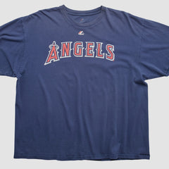 Los Angeles Angels Majestic 2000s T-shirt - Navy - Vintage T-shirts