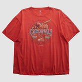 St. Louis Cardinals Genuine Merchandise 2000s T-shirt - Red - 2XVintage T-shirts