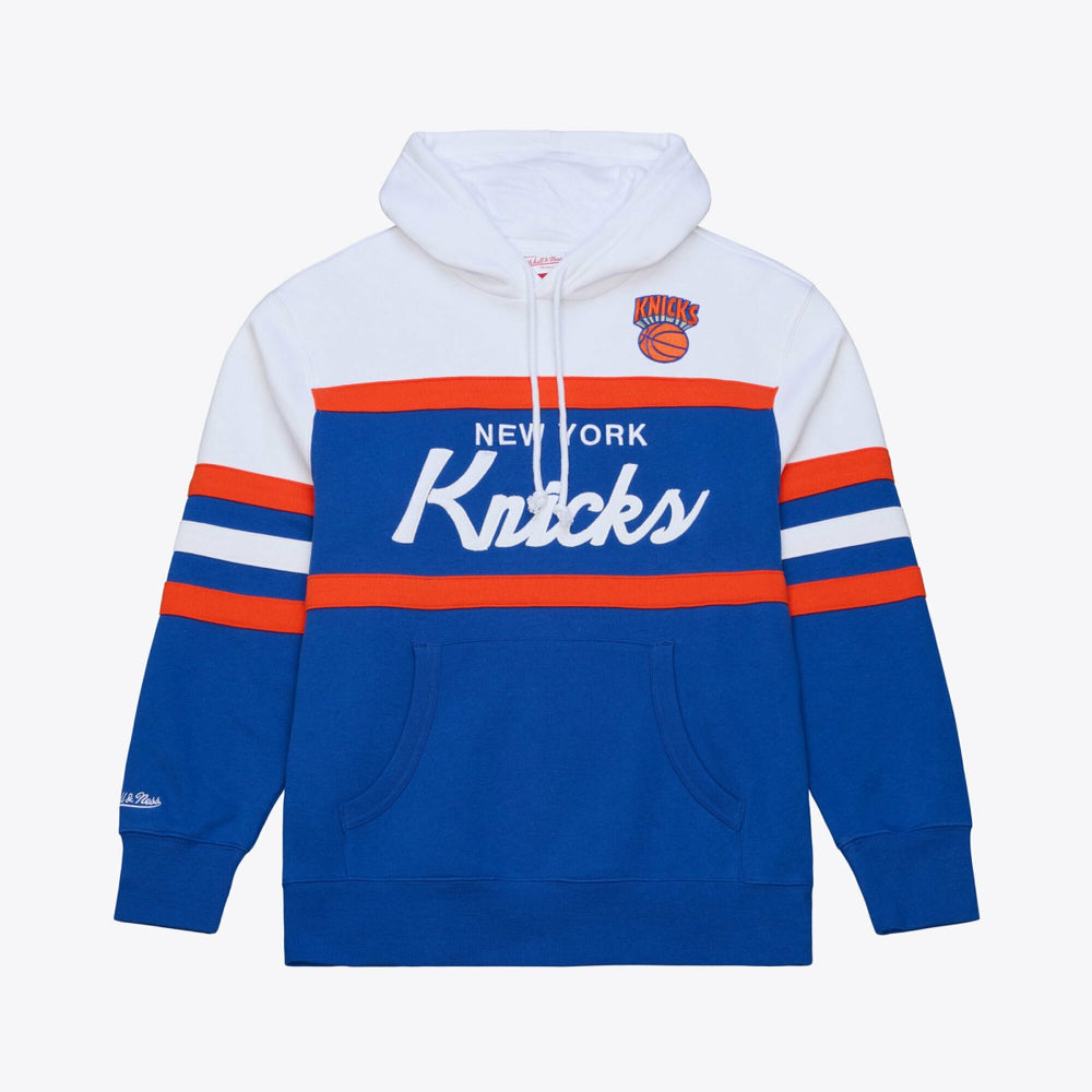 New York Knicks Head Coach Hoodie Royal - Mitchell & Ness