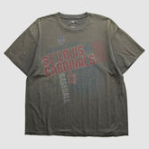 St. Louis Cardinals Genuine Merchandise 2010s T-shirt - Gray - 2XVintage T-shirts