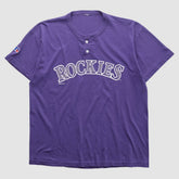 Colorado Rockies Russell 1996 T-shirt - Purple - Vintage T-shirts