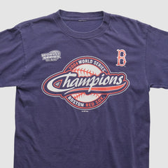 Boston Red Sox 2004 Tank - Navy - Vintage Tanks