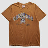 Colorado Rockies Trench 1993 T-shirt - Brown - Vintage T-shirts