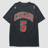 Chicago Bulls 2010s T-shirt Black Vintage - Adidas