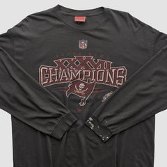 Tampa Bay Buccaneers Reebok 2003 Long Sleeve T-shirt - Black T-shirts