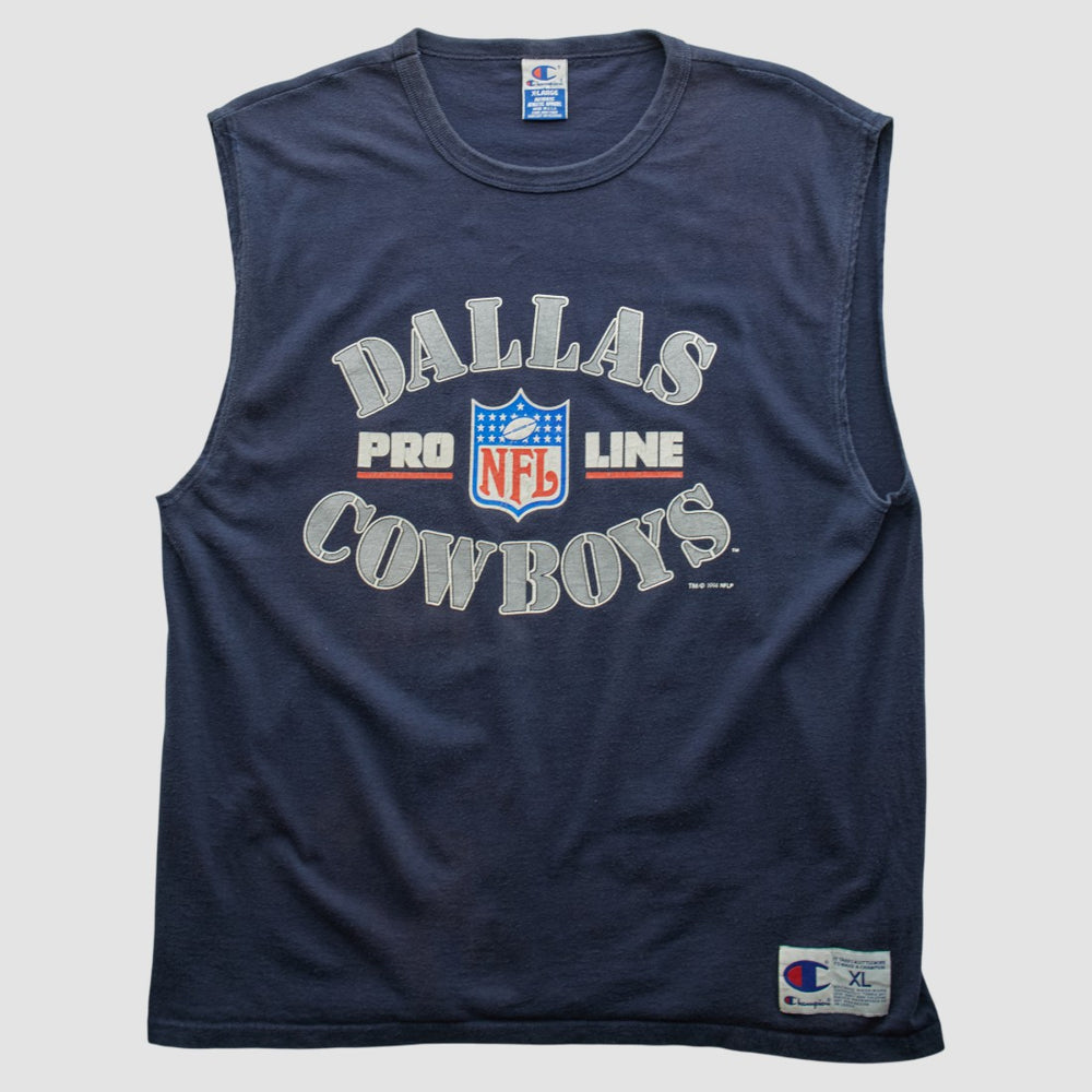 Dallas Cowboys Champion 90s Tank - Navy Tanks