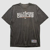 Baltimore Orioles Majestic 2000s T-shirt - Charcoal - Vintage T-shirts