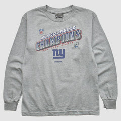 New York Giants Reebok 2011 Pullover Sweatshirt - Heather Gray Pullover