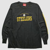 Pittsburgh Steelers NFL 2000s Long Sleeve T-shirt - Black T-shirts