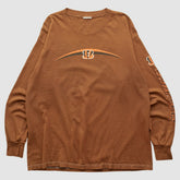 Cincinnati Bengals 2000s Long Sleeve T-shirt - Brown T-shirts