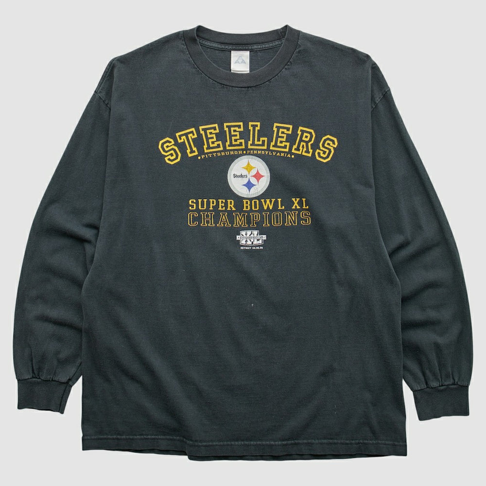 Pittsburgh Steelers Alstyle 2006 Long Sleeve T-shirt - Black T-shirts