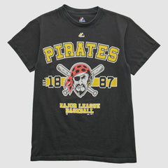 Pittsburgh Pirates Majestic 2000s T-shirt - Black - XXVintage T-shirts
