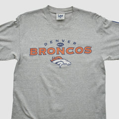 Denver Broncos Lee Apparel 2000s Long Sleeve T-shirt - Heather Gray T-shirts