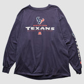 Houston Texans NFL 2000s Long Sleeve T-shirt - Navy T-shirts