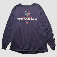 Houston Texans NFL 2000s Long Sleeve T-shirt - Navy T-shirts