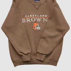 Cleveland Browns Pro Player 2000s Pullover Sweatshirt - Brown Pullover