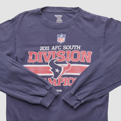 Houston Texans Reebok 2011 Long Sleeve T-shirt - Navy T-shirts