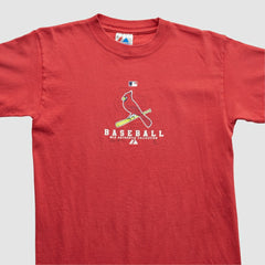 St. Louis Cardinals Majestic 2008 T-shirt - Red - Vintage T-shirts