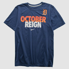 Detroit Tigers Nike 2010s T-shirt - Navy - Vintage T-shirts