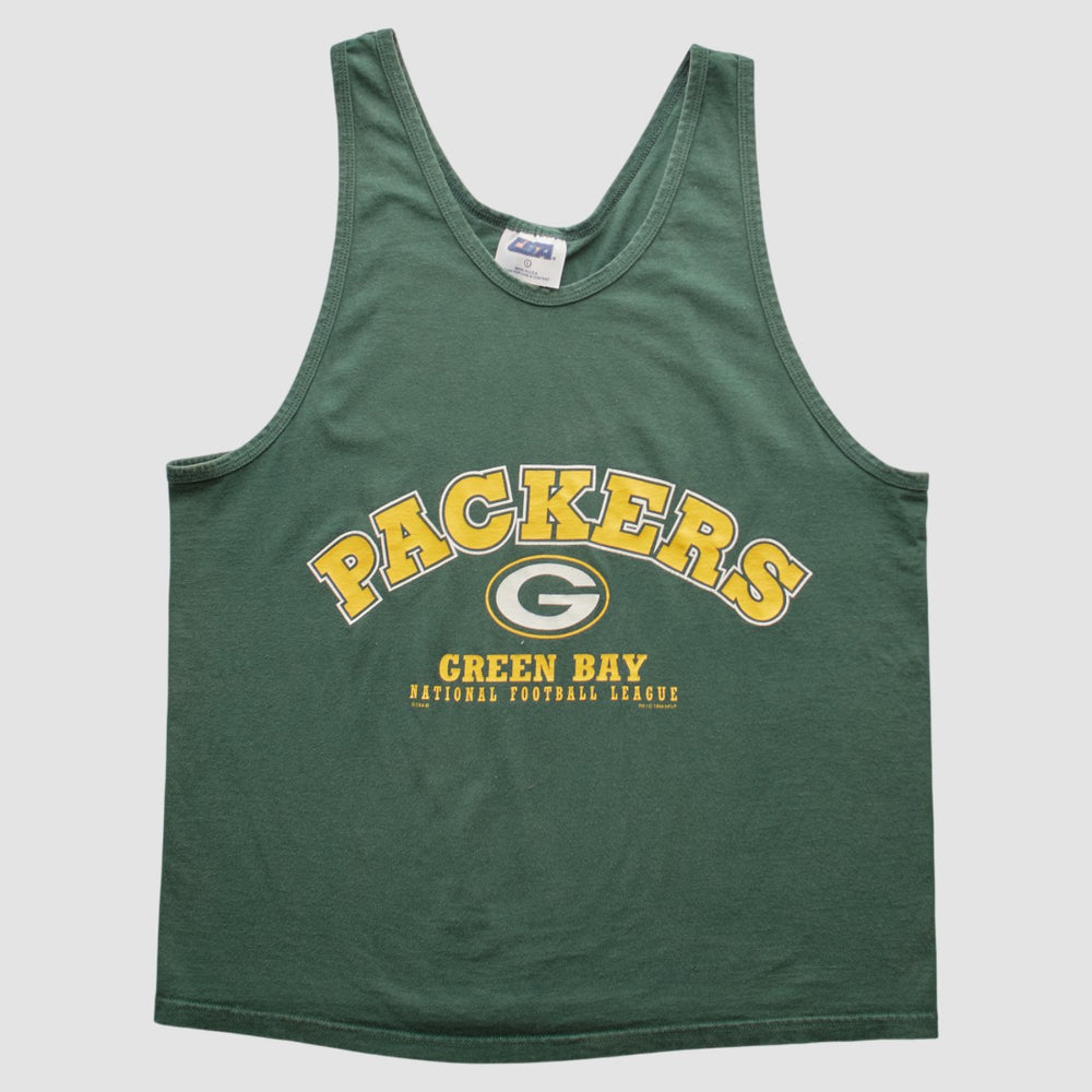 Green Bay Packers CSA 90s Tank - Green Tanks