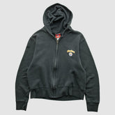 Pittsburgh Steelers NFL 2000s Hooded Full Zip Sweatshirt - Black Sweatshirts