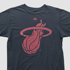 Miami Heat 2010s T-shirt Navy Vintage - Adidas
