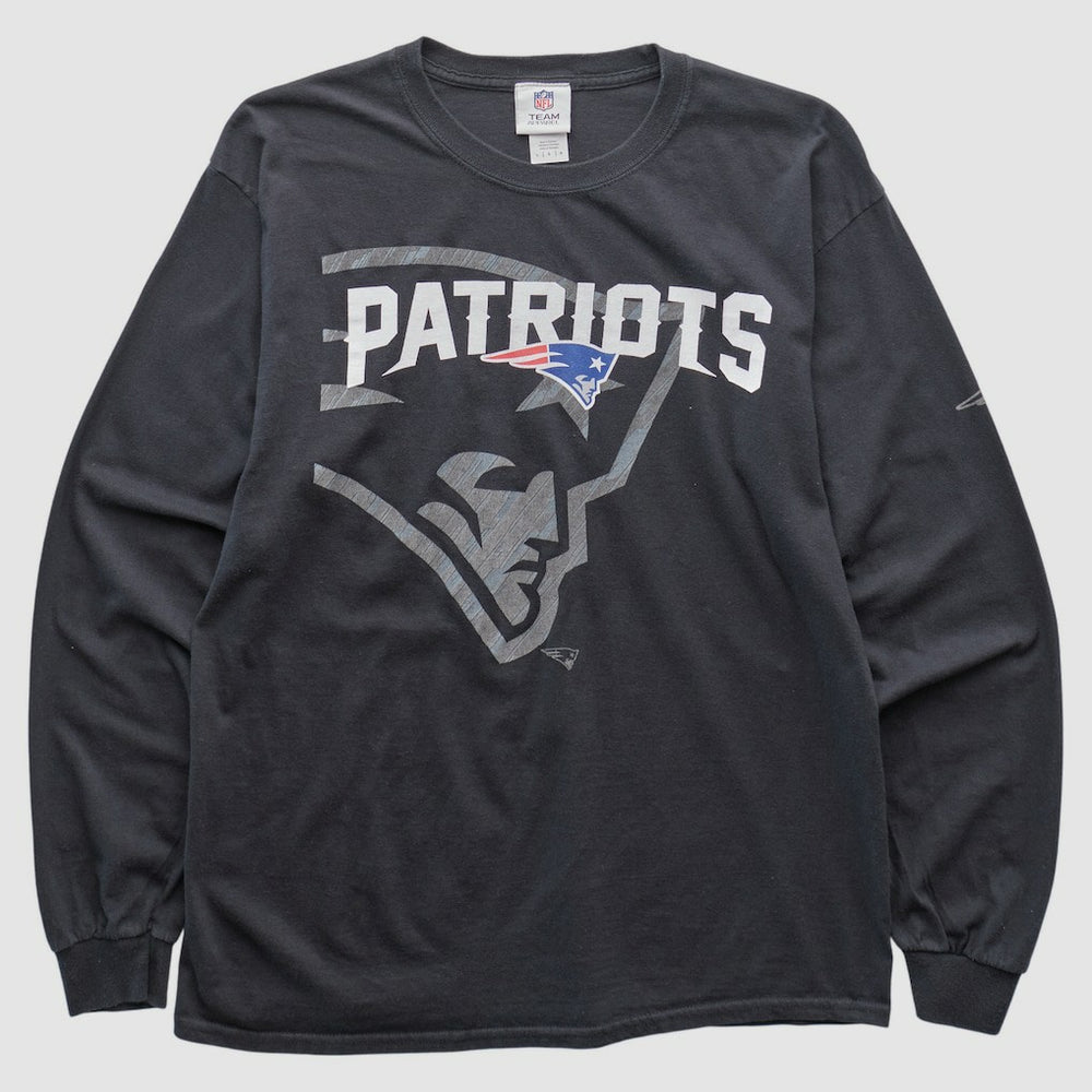 New England Patriots NFL 2010s Long Sleeve T-shirt - Black T-shirts
