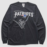 New England Patriots NFL 2010s Long Sleeve T-shirt - Black T-shirts