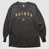 New Orleans Saints NFL 2000s Long Sleeve T-shirt - Charcoal T-shirts