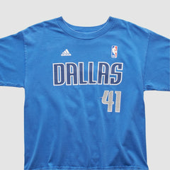 Dallas Mavericks 2010s T-shirt Blue Vintage - Adidas outlet
