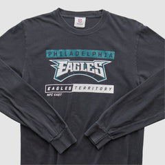 Philadelphia Eagles NFL 2010s Long Sleeve T-shirt - Black T-shirts