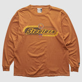 Pittsburgh Steelers 2000s Long Sleeve T-shirt - Brown T-shirts