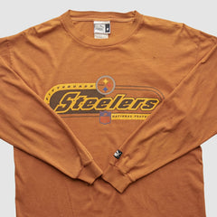 Pittsburgh Steelers 2000s Long Sleeve T-shirt - Brown T-shirts