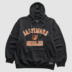 Baltimore Orioles Stitches 2015 Hooded Pullover Sweatshirt - Black - XVintage Pullover