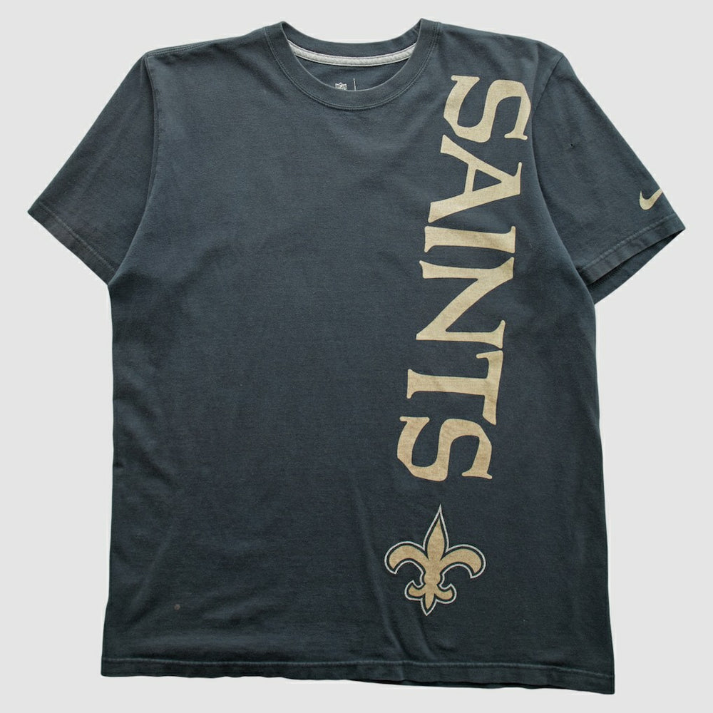 New Orleans Saints NFL 2010s T-shirt - Black T-shirts