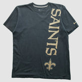 New Orleans Saints NFL 2010s T-shirt - Black T-shirts
