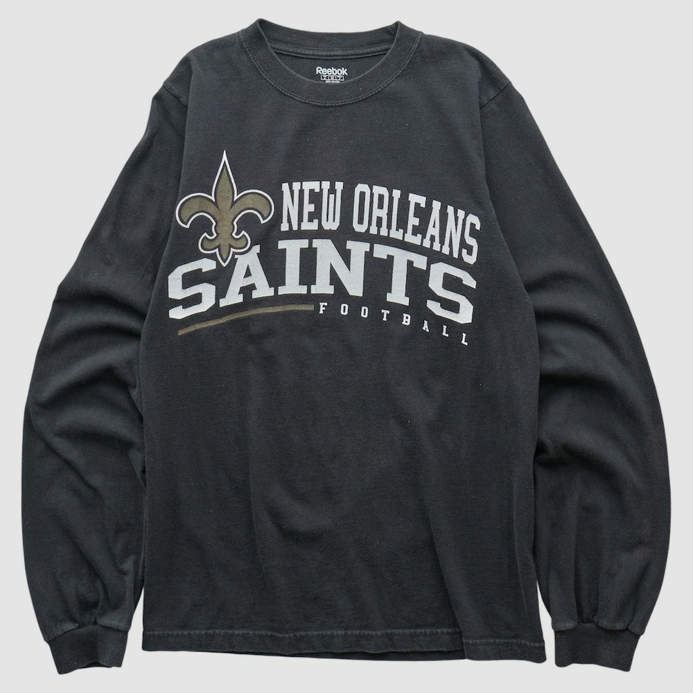 New Orleans Saints Reebok 2000s Long Sleeve T-shirt - Black T-shirts