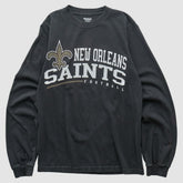 New Orleans Saints Reebok 2000s Long Sleeve T-shirt - Black T-shirts