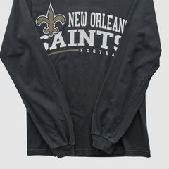 New Orleans Saints Reebok 2000s Long Sleeve T-shirt - Black T-shirts