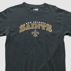New Orleans Saints NFL 2000s Long Sleeve T-shirt - Black T-shirts