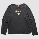 Pittsburgh Steelers NFL 2000s Long Sleeve T-shirt - Black T-shirts