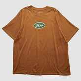 New York Jets Reebok 2000s T-shirt - Orange T-shirts